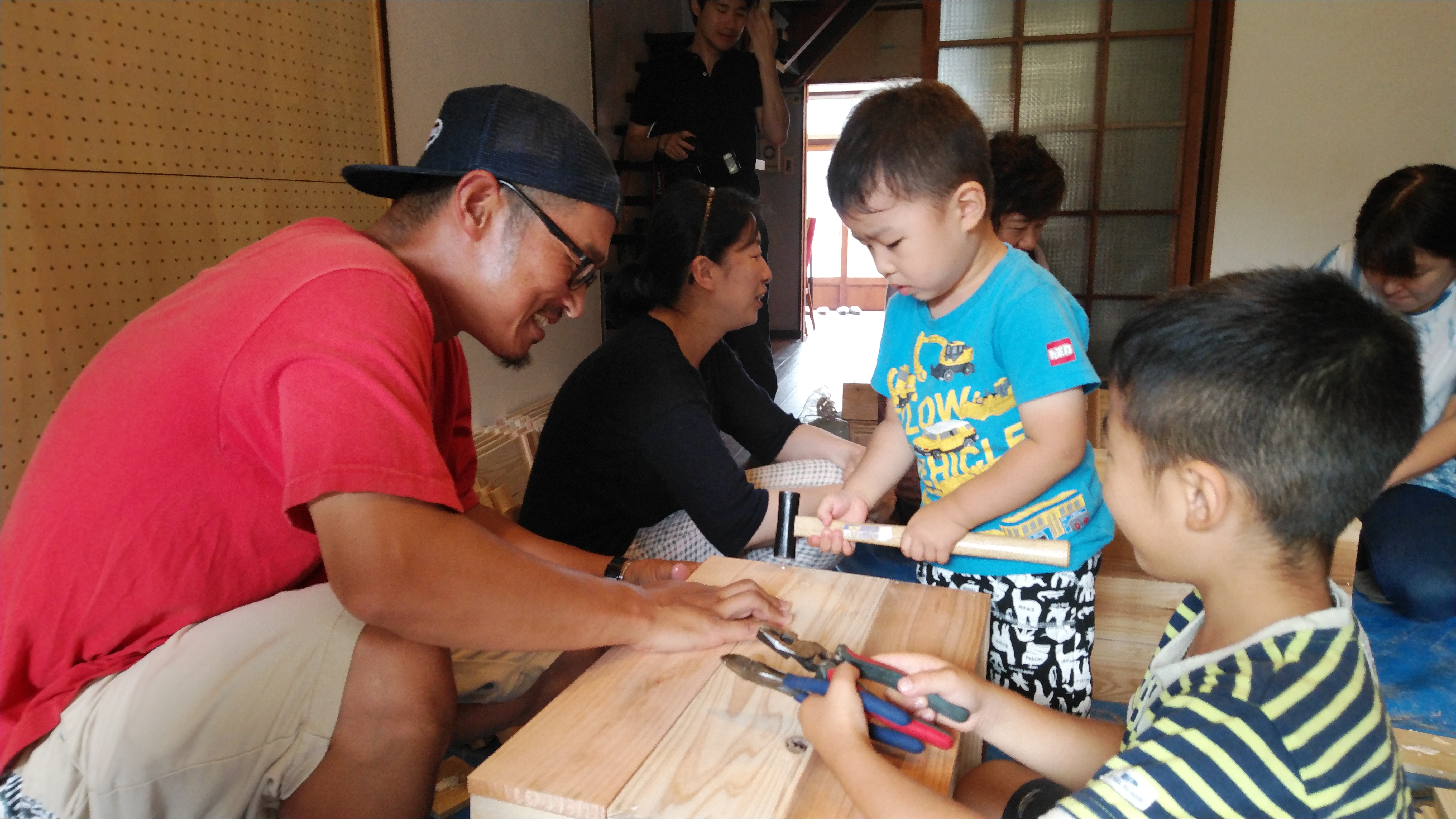 7/7(土)  ないものはつくろう！みんなで木箱作り！開催しました！！